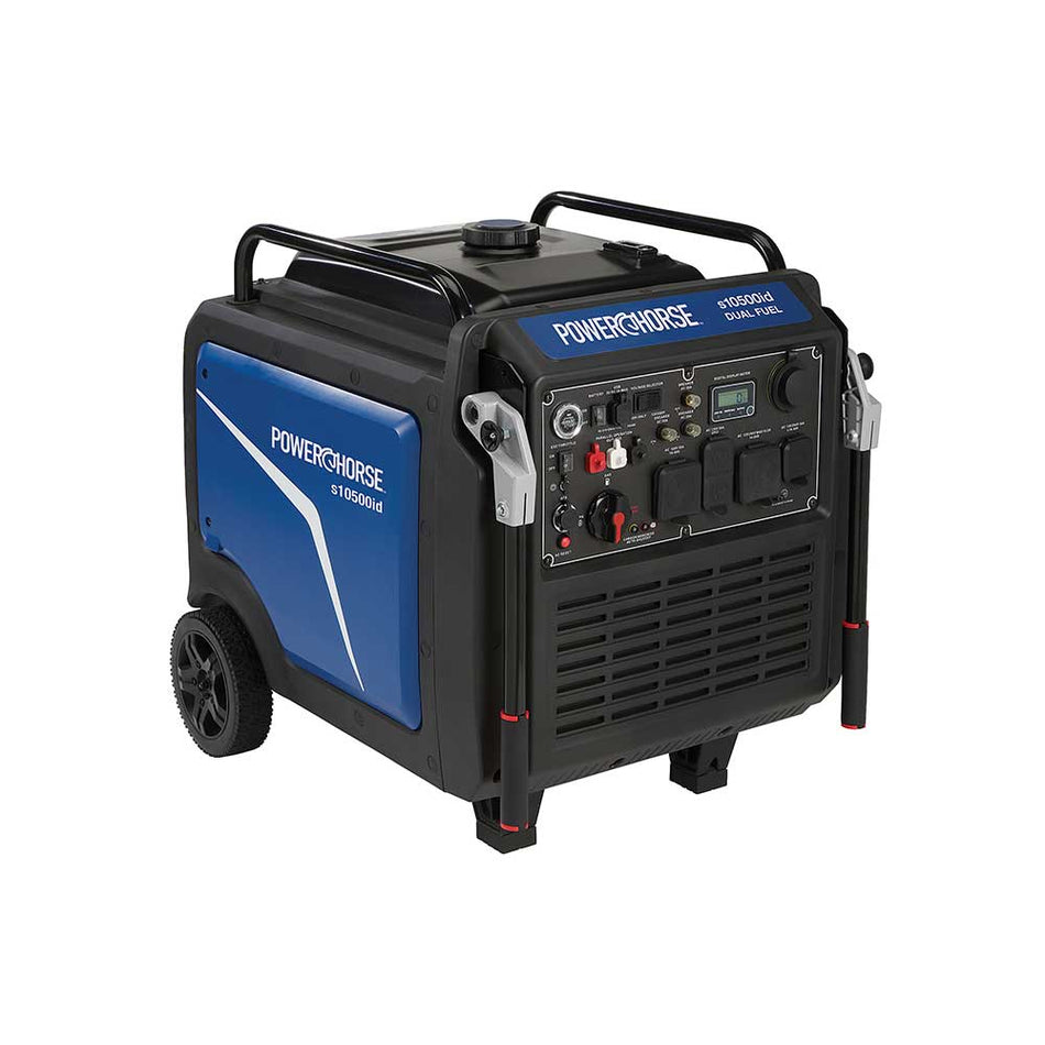 Powerhorse Inverter Generator Dual Fuel 10500 Surge Watts, 8300 Rated Watts (6075661)