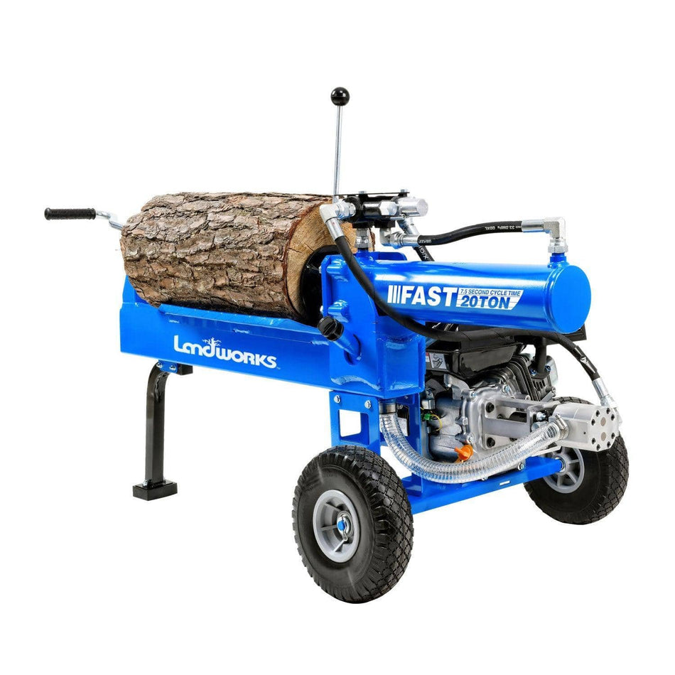 Landworks 20 Ton 7HP 209 CC Gas Powered Log Splitter (GUO079)