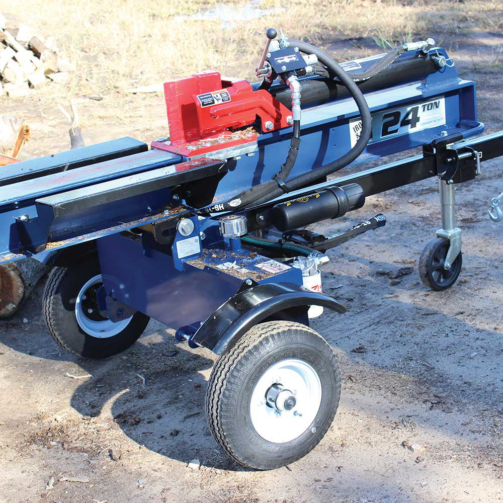 24 ton store log splitter