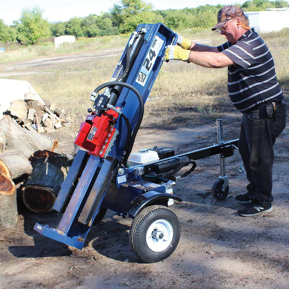 Iron store log splitter