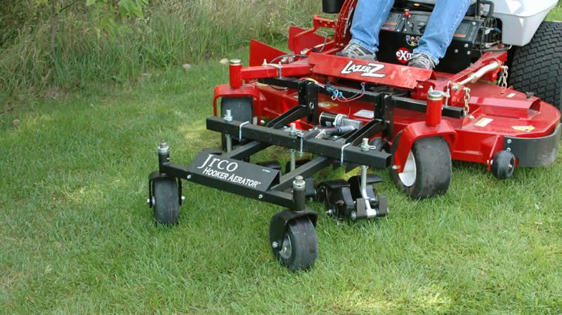 Aerator attachment for zero best sale turn mower