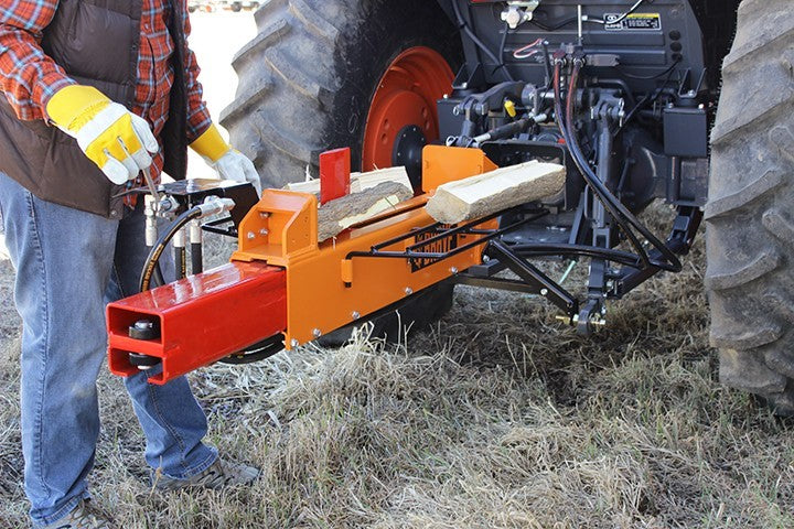 Brave dual split log shop splitter